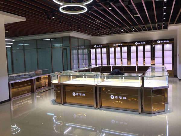 吉翠緣:K款茶鏡玉石翡翠展示柜 吉翠緣:K款茶鏡玉石翡翠展示柜